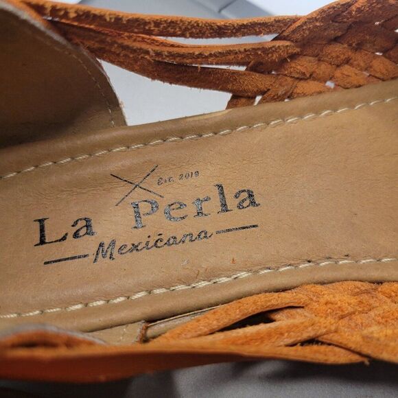 La Perla Mexican Leather Sandals (Size 9) - Picture 8 of 9